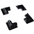 Solarparts black Lot ABS Solar Panel Mounting Bracket Kits 