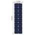 50w sunpower flexible solar panel