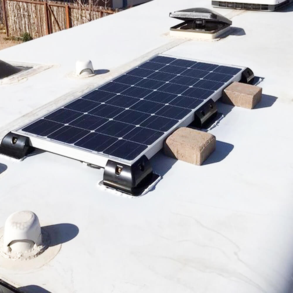 Solarparts black Lot ABS Solar Panel Mounting Bracket Kits 