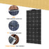 Xinpuguang ETFE 500W 12V  Flexible Solar Panel kit
