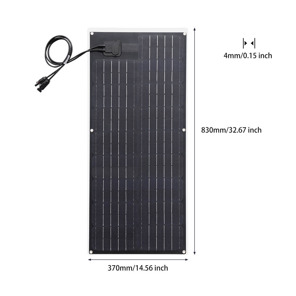 Xinpuguang 50W ETFE Semi-Flexible Solar Panel Kit